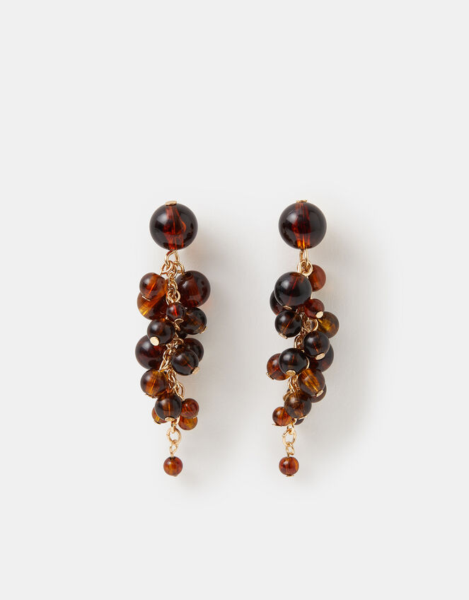 Mini Cascade Bead Drop Earrings, , large