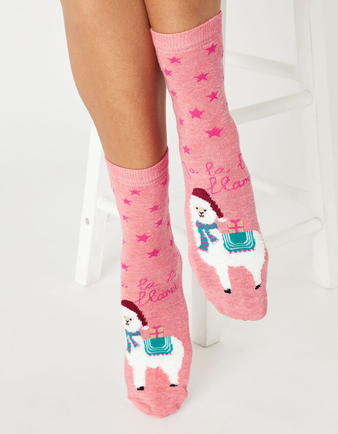 XMAS Llama Socks Socks & Tights Accessorize UK