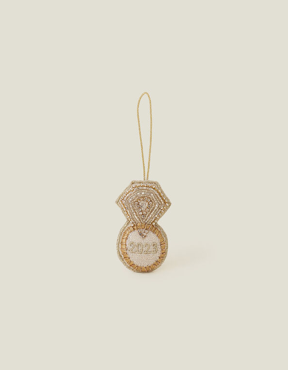 Embellished Engagement Ring Hanging Decoration, , large