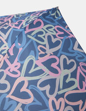 Heart Print Umbrella, , large