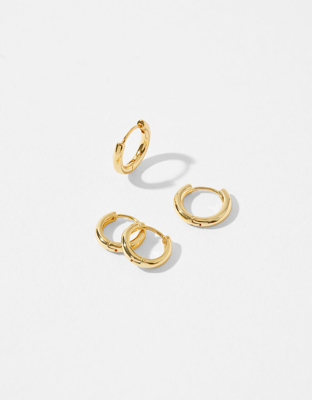 GoldPlated Hoop Earring Set Z for Accessorize Accessorize UK