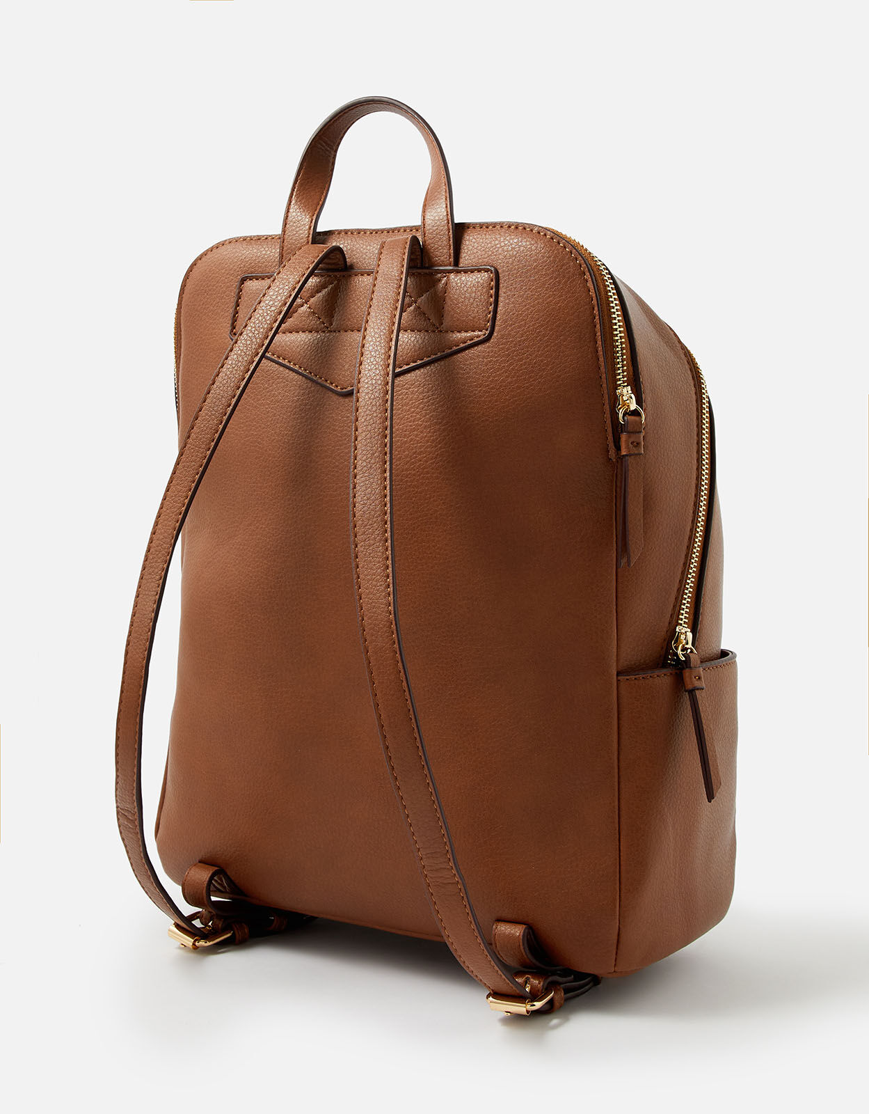 Accessorize tan backpack top