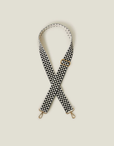 Polka Dot Webbing Bag Strap, , large