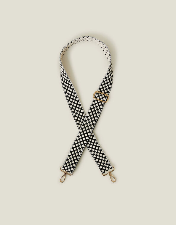 Polka Dot Webbing Bag Strap, , large