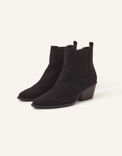 Western Boots, Black (BLACK), large