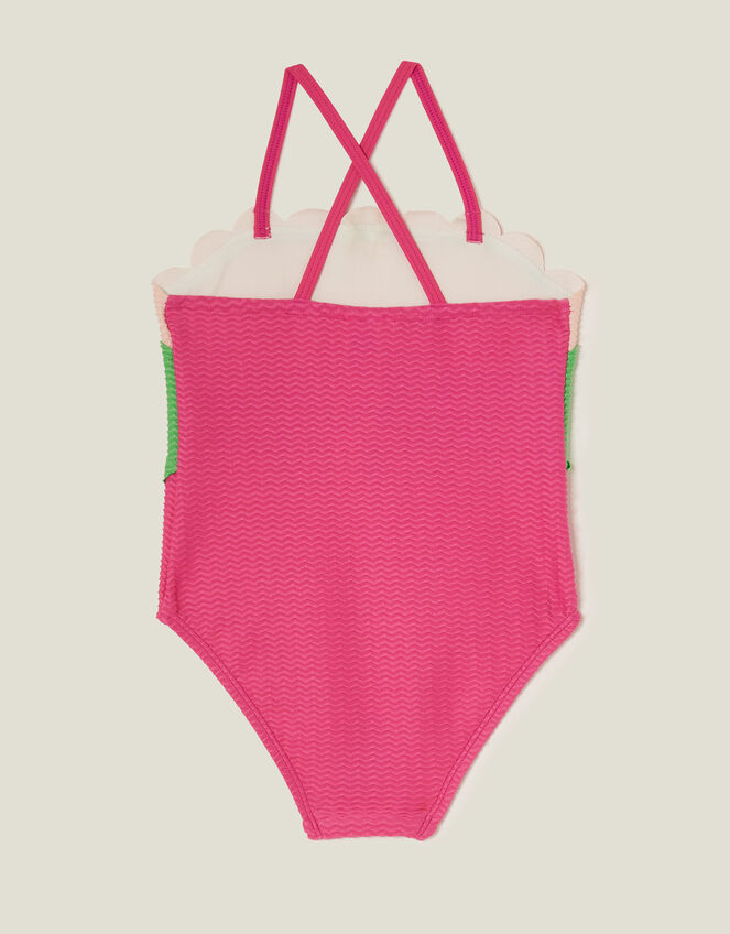 Girls Colourblock Swimsuit, BRIGHTS MULTI, large