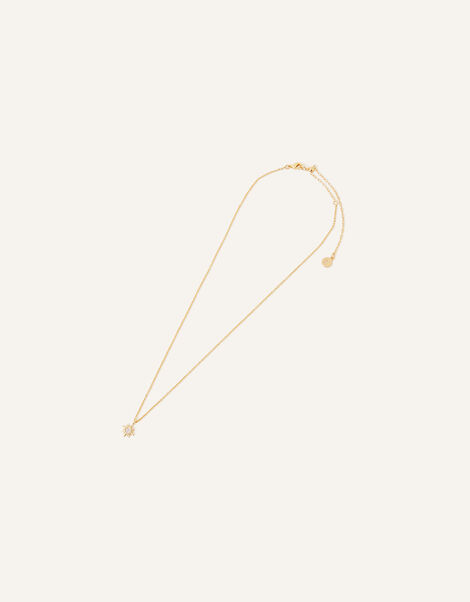 14ct Gold-Plated Star Pendant Necklace, , large