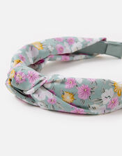 Ditsy Print Knot Headband, , large
