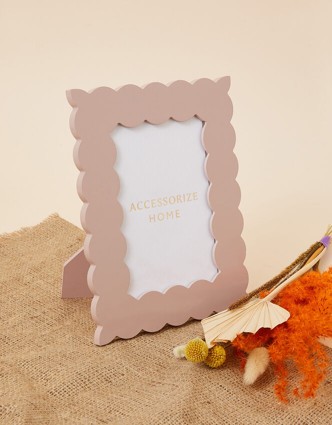 Wooden Photo Frame with Double Scalloped Edge Home Accessories Accessorize UK