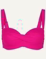 Twist Front Bikini Top, Pink (PINK), large