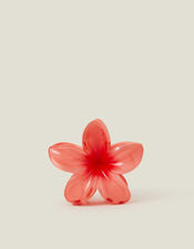 Tropical Flower Claw Clip Orange, , large
