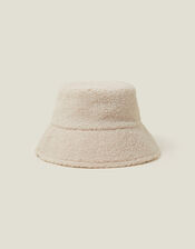 Borg Bucket Hat, Natural (NATURAL), large
