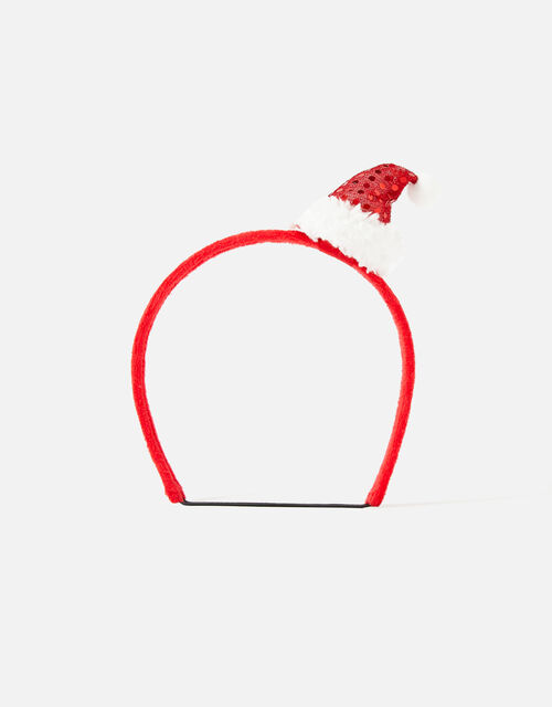 Santa Dog Headband, Red (RED), large