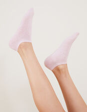 Supersoft Cotton Ankle Socks Set of Three , Multi (PASTEL-MULTI), large