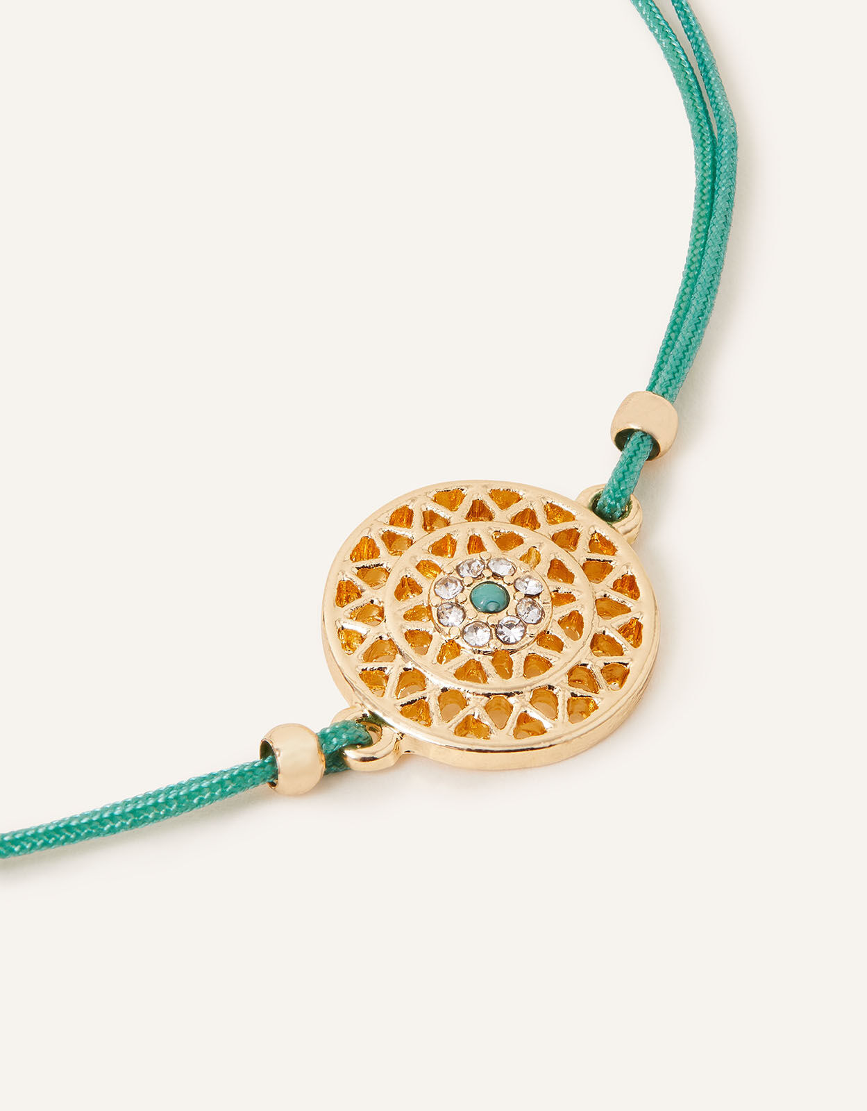 Filigree Turquoise Stone Friendship Bracelet