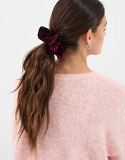 Sparkle Velvet Hair Scrunchie, , large