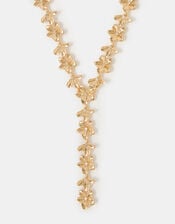 Flower Lariat Necklace, , large