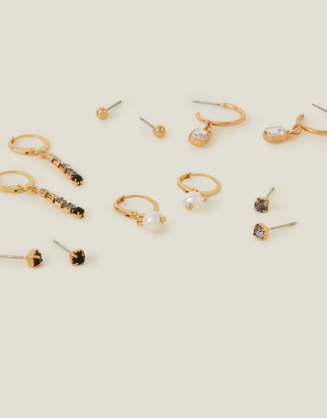 Stud and Cupchain Earrings 6 Pack, , large