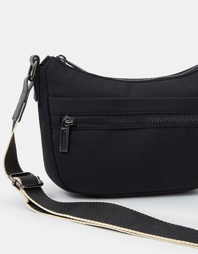 Nylon Cross Body Bag, , large