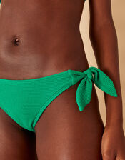 Crinkle Bikini Bottoms, Green (GREEN), large