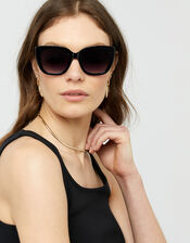 Sarah Square Cat-Eye Sunglasses, , large