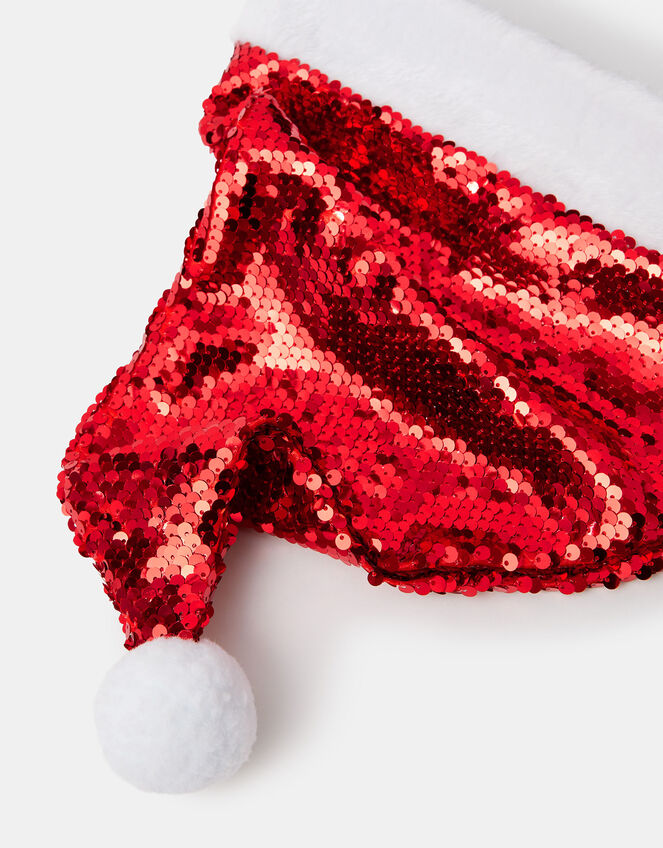 Sequin Santa Hat, , large