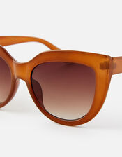 Claire Angular Cateye Sunglasses, , large