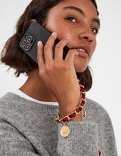 Celestial Satin Chain Wrist Phone Strap, , large