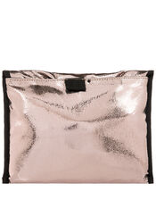 Metallic Packable Gym Bag, , large