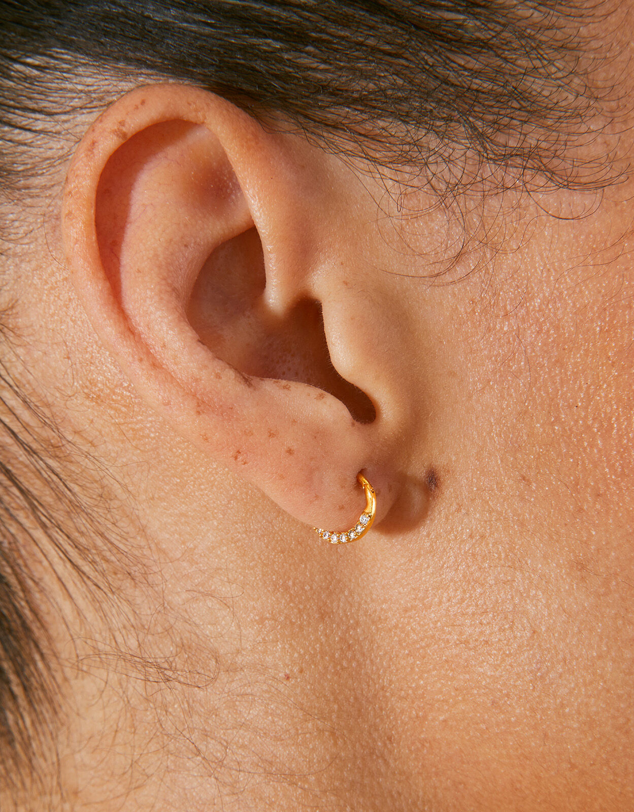 Conch discount hoop gold