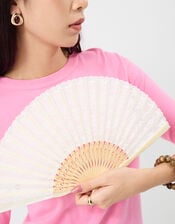 Lace Foldable Fan, , large