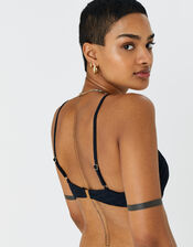 Buckle Front Bikini Top, Black (BLACK), large
