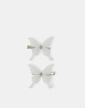 2-Pack Girls Butterfly Hair Clips, , large