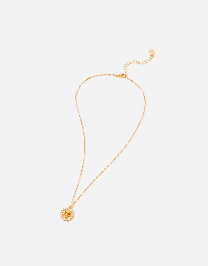 Starburst Pendant Necklace, , large