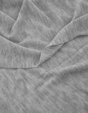 Lightweight Knitted Scarf, Grey (GREY), large