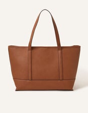 Laptop Shoulder Bag, Tan (TAN), large