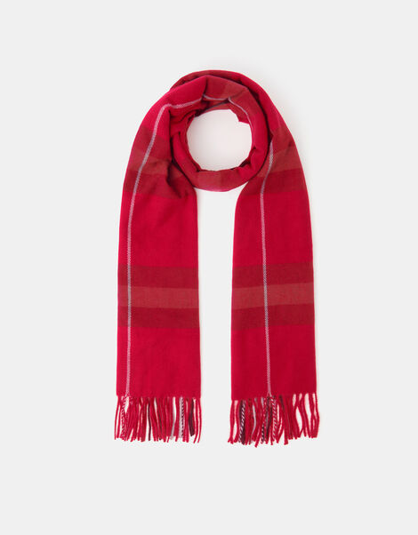 Check Print Blanket Scarf, , large