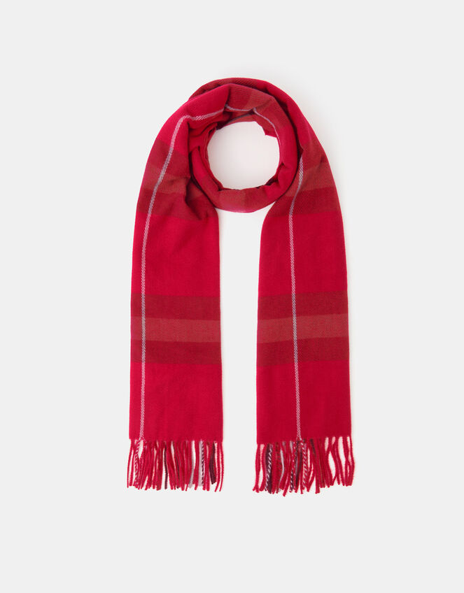Check Print Blanket Scarf, , large