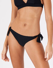 Tie Side Bikini Briefs, Black (BLACK), large