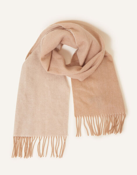 Luxury Wool Scarf, Natural (NATURAL), large