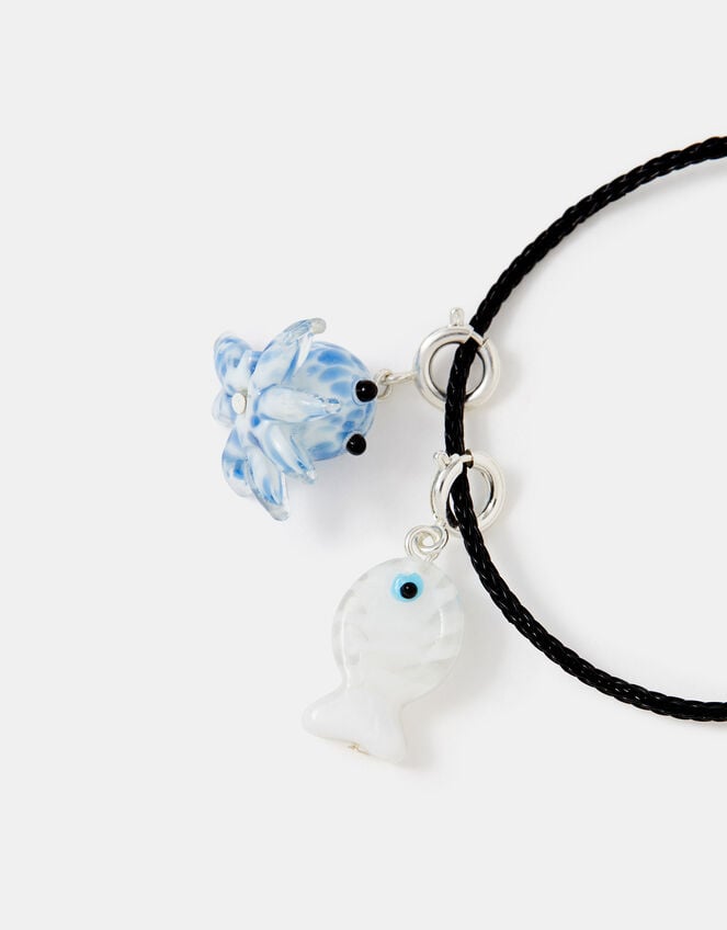 Glass Fish Jewellery Charm, , large