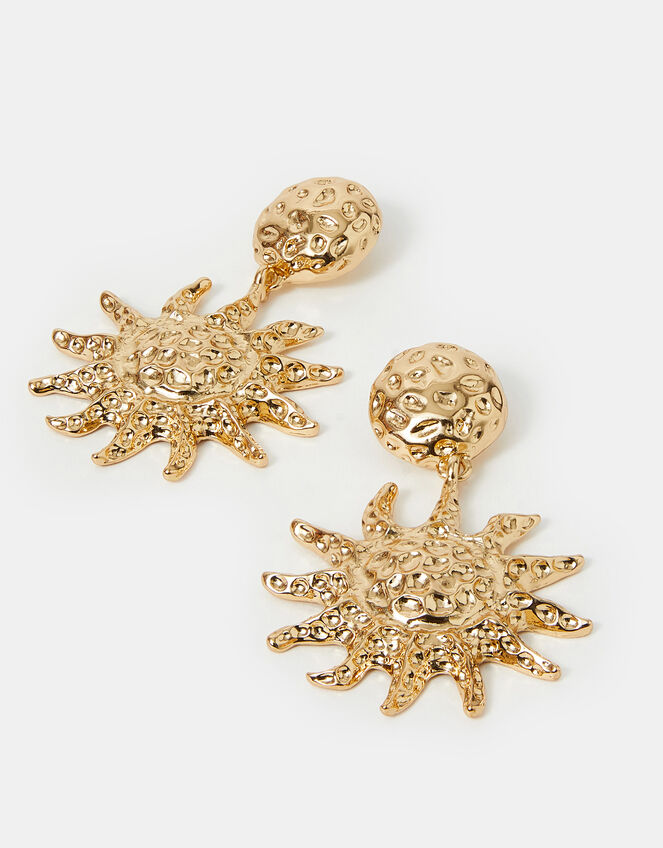 Statement Sun Drop Earrings, , large