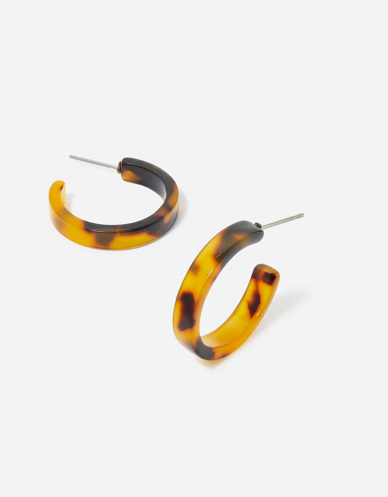 Small tortoise shell hoop earrings online