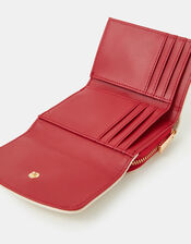 Double Heart Faux Leather Purse, , large