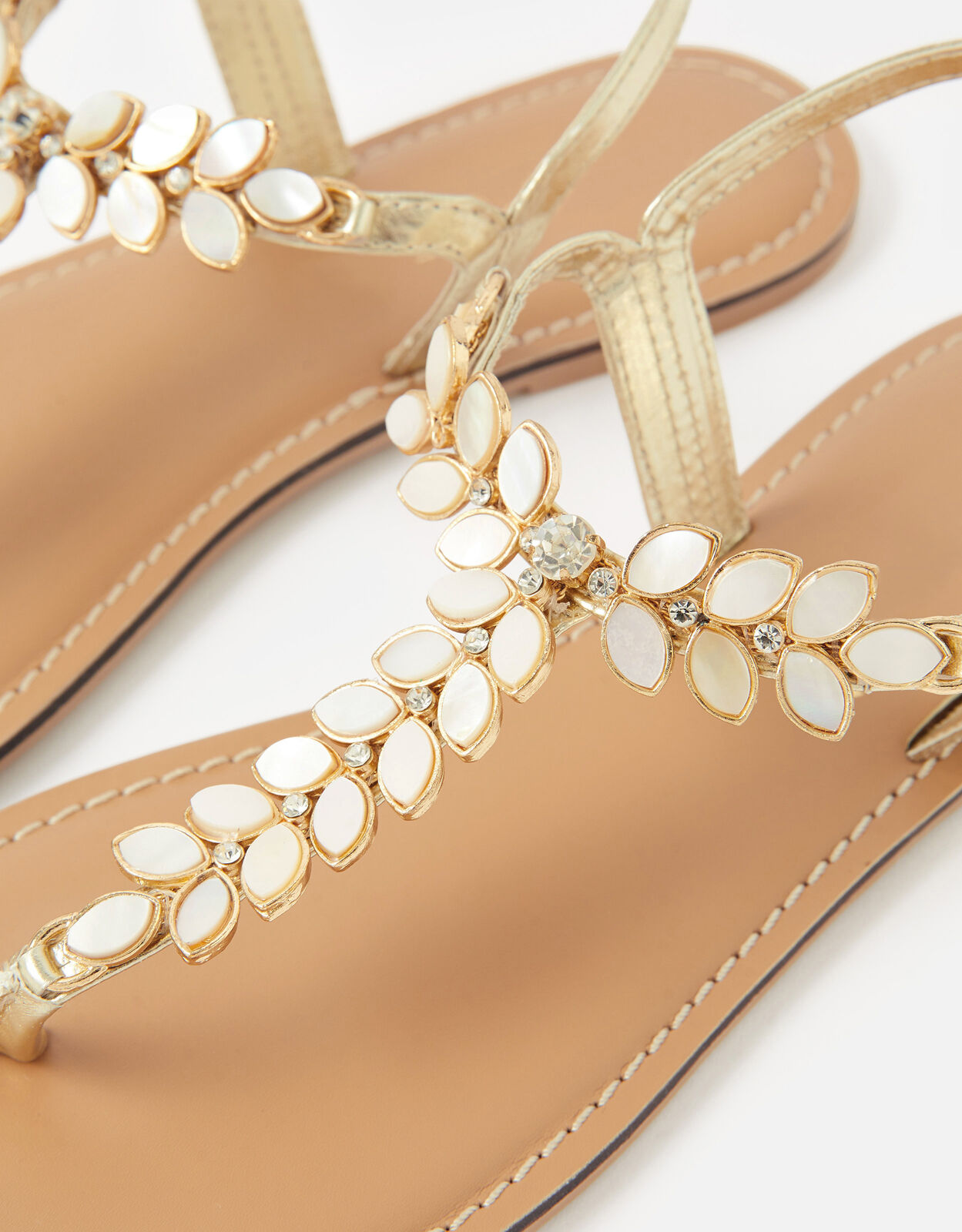 Gold leaf 2025 sandals