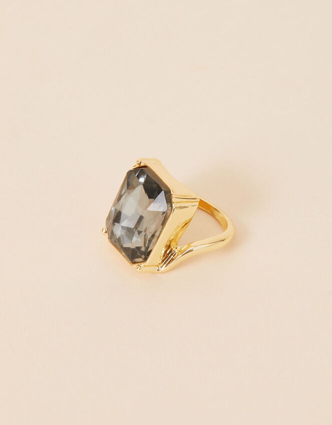 Stone Statement Ring, Grey (GREY), large