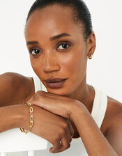 14ct Gold-Plated Large Link Chain Bracelet, , large