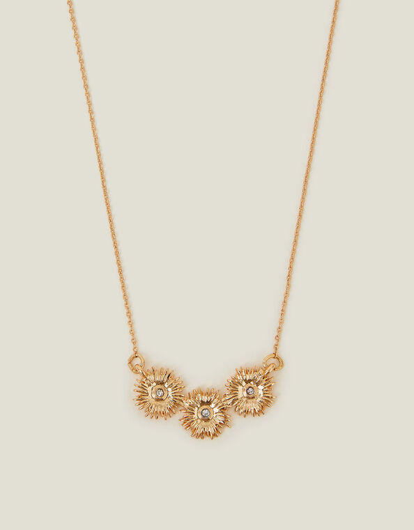 Boxed Flower Pendant Necklace, , large