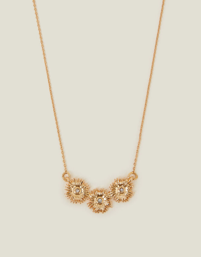 Boxed Flower Pendant Necklace, , large