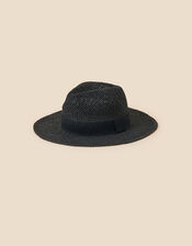 Open Weave Fedora Hat, , large